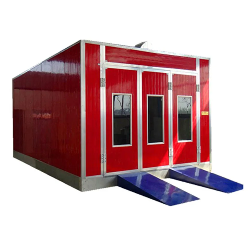 Ce Approved New Design Infrared Heating Car Spray Paint Booth For Sale