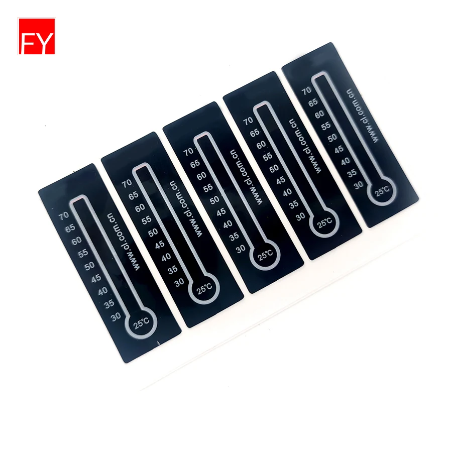 Factory Price Custom Adhesive Sticker Color Changing Label Sticker Irreversible Reversible Temperature Indicator Stickers