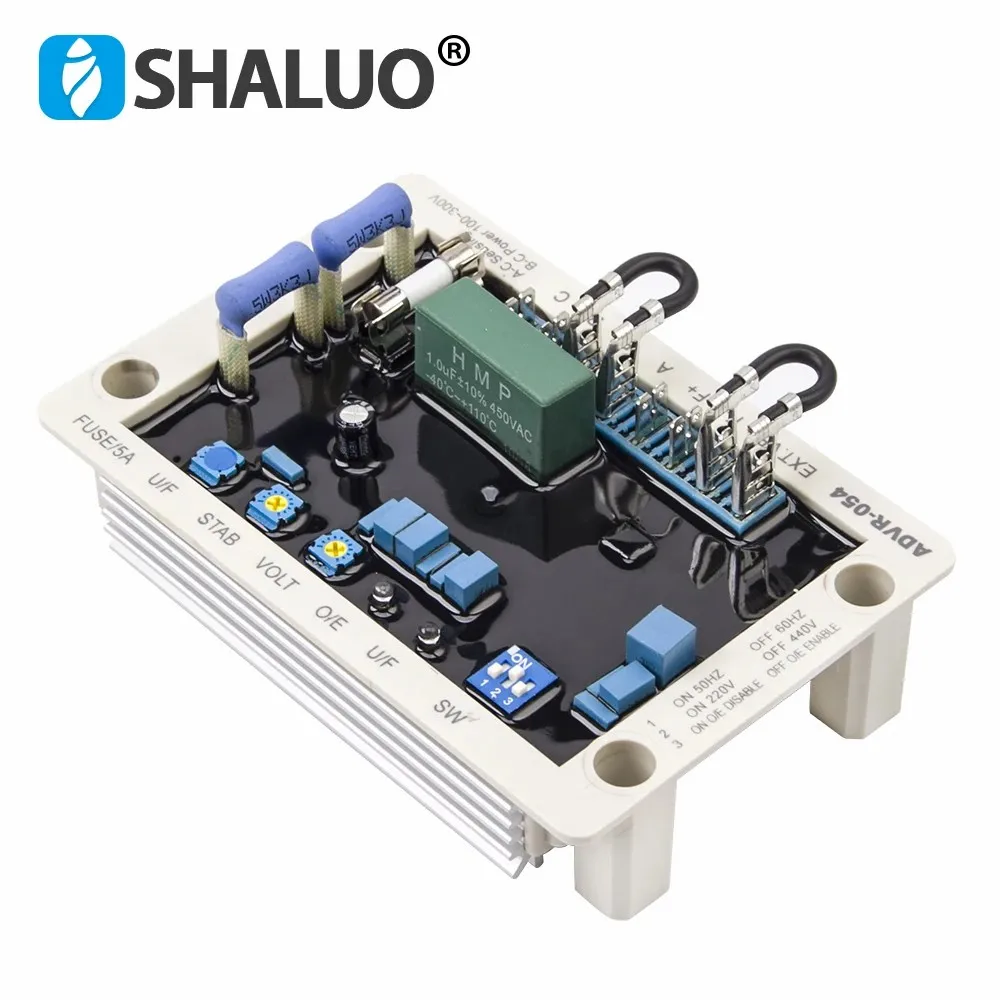 KUTAI AVR ADVR-054 Regulador de voltaje autom&aacute;tico de 5 amperios autoexcitado con uso de alta eficiencia de enfriamiento con m&oacute;dulo paralelo EP200