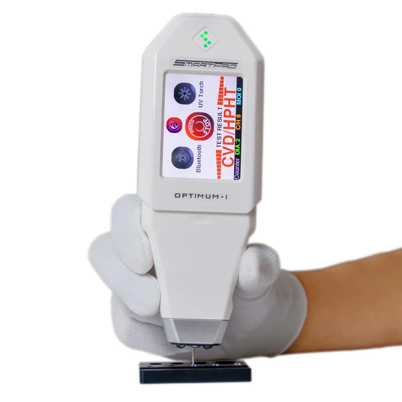 SmartPro Optimum I 3 In1 CVD HPHT Diamond Tester Machine 0.015-10ct Handheld Moissanite Synthetic Diamond Testing Pen
