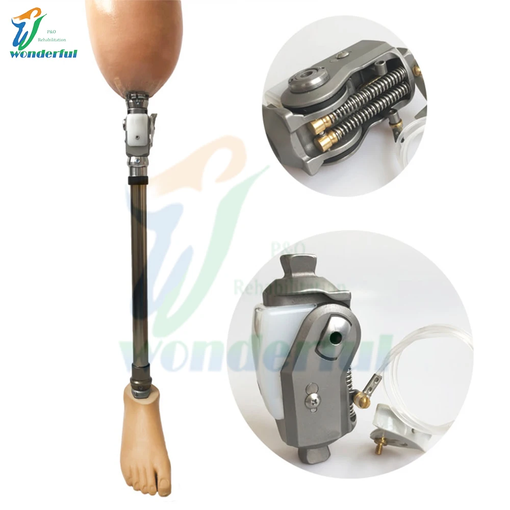 Manufacturer Supplier Prosthetic Knee Joint Single Axis Aluminum Knee with Manual Lock Class I Instrument
