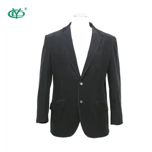 Manufacturer Custom Made Cotton Corduroy Fabric Casual Men Suit Jacket Single Breasted blazer