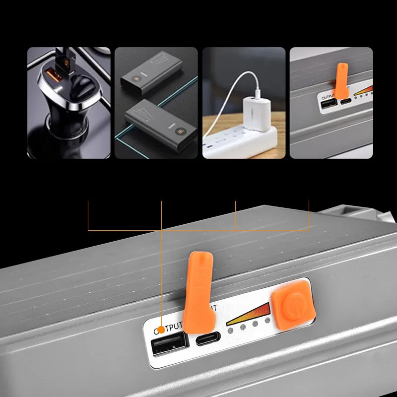 Portable Solar Charging Camping Lamp Multi-function LED Outdoor Lamp Hanging Solor Camping Light