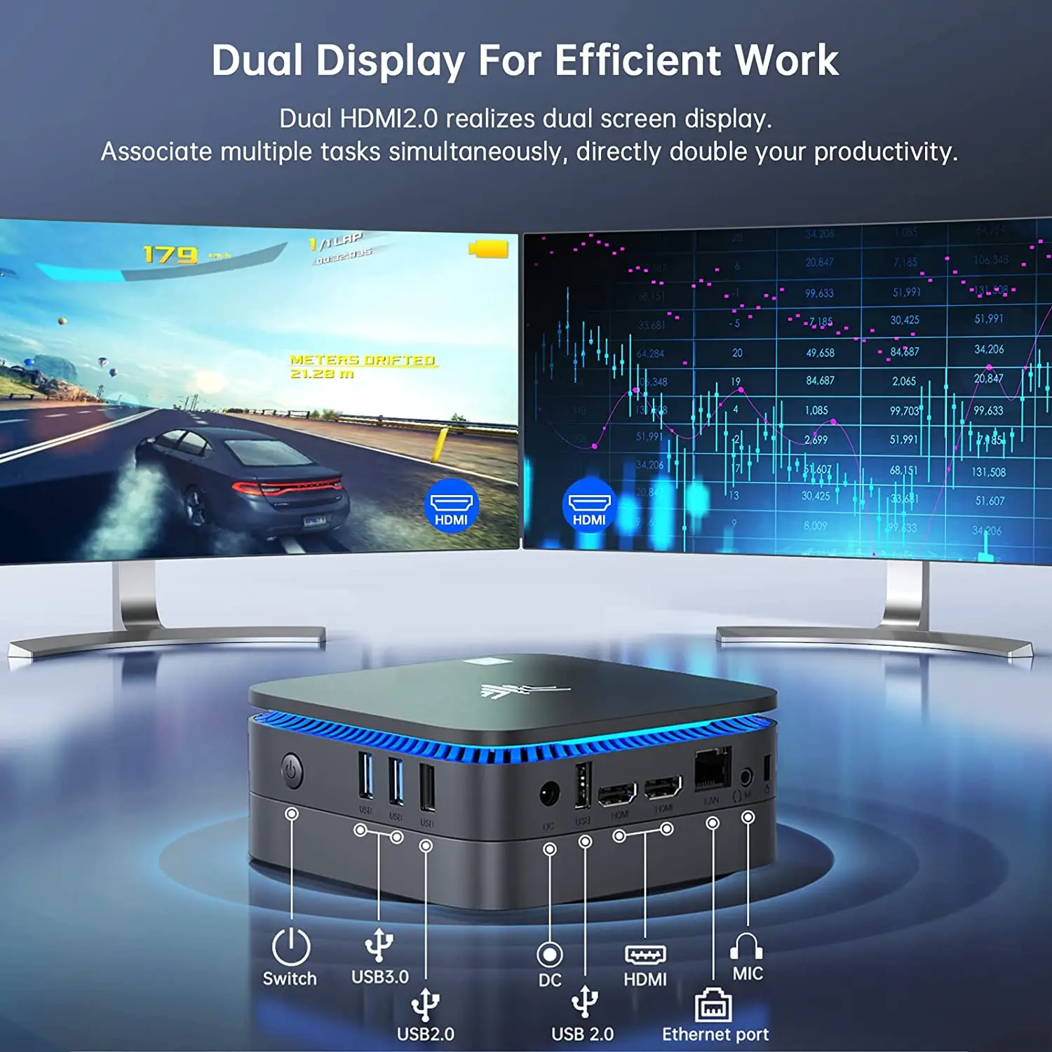 CYX NEW Intel Processor Alder Lake N95 Win11 Mini PC 8Gb DDR4 256Gb SSD Low Consumption AK1plus Mini  Gaming Pc