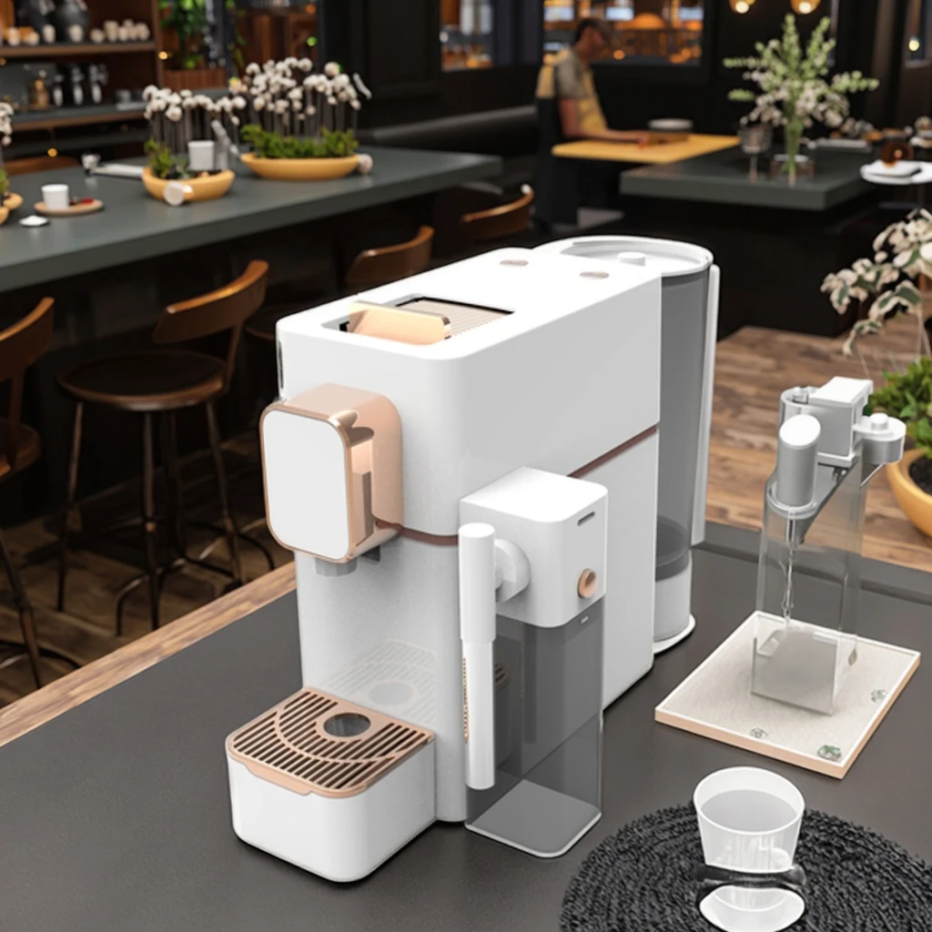 Espresso Capsule Coffee Machine NC Compatible with Latte Milk System