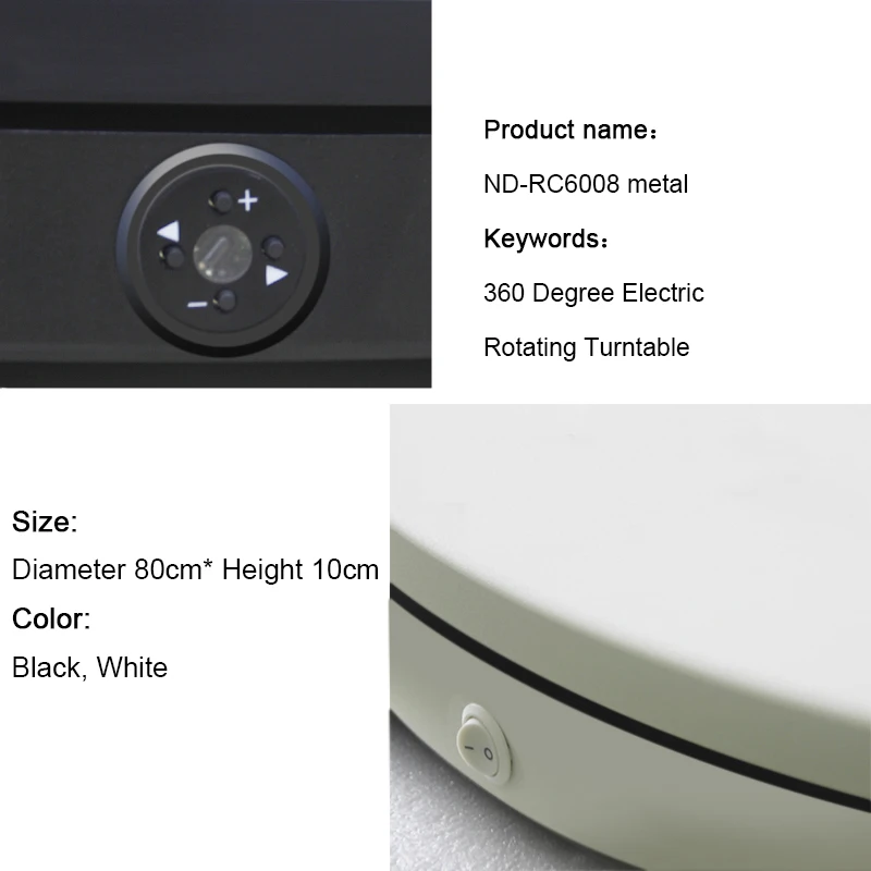 Turntable-bkl 360 Degree Electric Photography Rotary Table