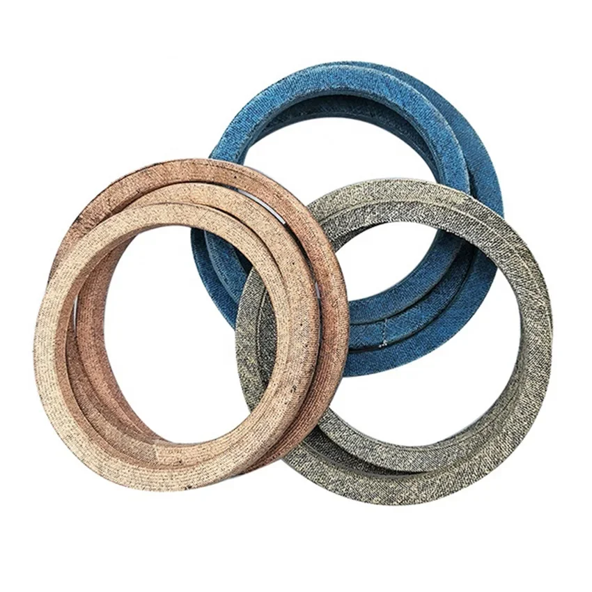 Highly Flexible Rubber V-Belt Lawn Mower Transmission Belts OEM Customizable for Compact Layouts factory