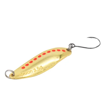 Lexin Leech Viper Luya Sequin Luya Bait Spoon Zinc Alloy Artificial Hard Bait for Bass Green Red Eye Killing Horse Mouth Brushed – Metal Jig – view 2