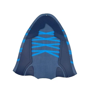 Sport Shoe Upper Knitting Sneaker Semi-finished Shoe Uppers Material Warp Knitting Jacquard Mesh Fabric