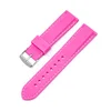 Pink band white thread