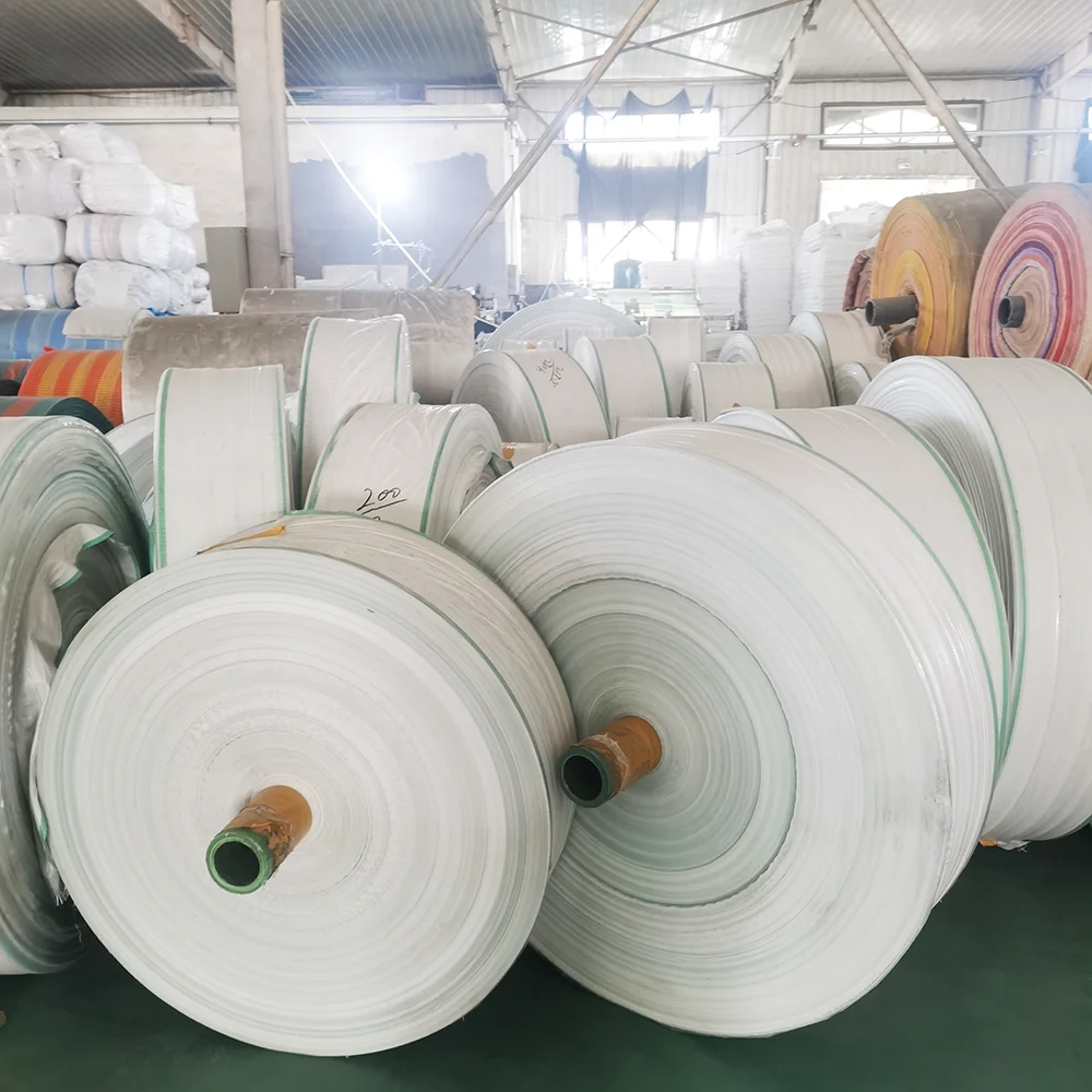 Ghana South American Market Hot Selling Virgin PP Sack Roll Polypropylene Woven Fabric Plastic Roll for Making Packing Bags