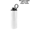 Bicchiere sportivo da 20oz con due coperchi