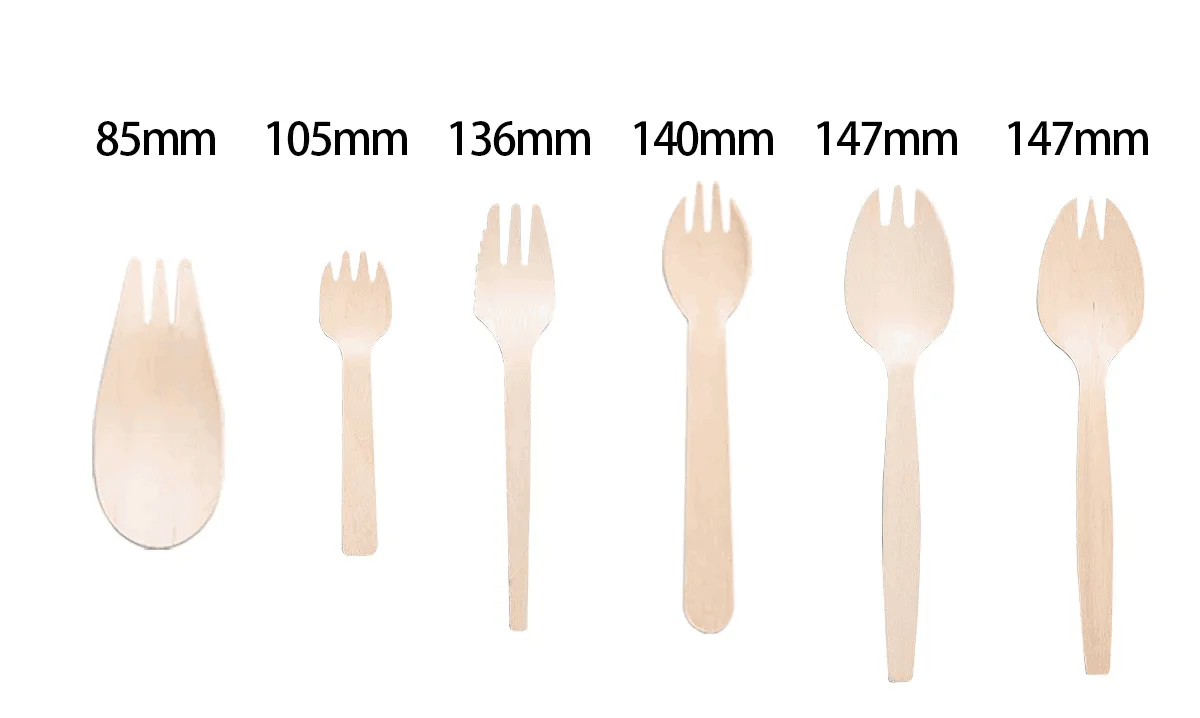 Timeco 16cm Eco-friendly Biodegradable Disposable Birch Wood Durable ...