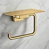 Brushed Gold Tissue Holder