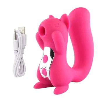 New Hot Sale Waterproof Silicone Clit Sucking Vibrator Sex Toy Women Nipple Stimulator Clit Sucker Squirrel Vibrator