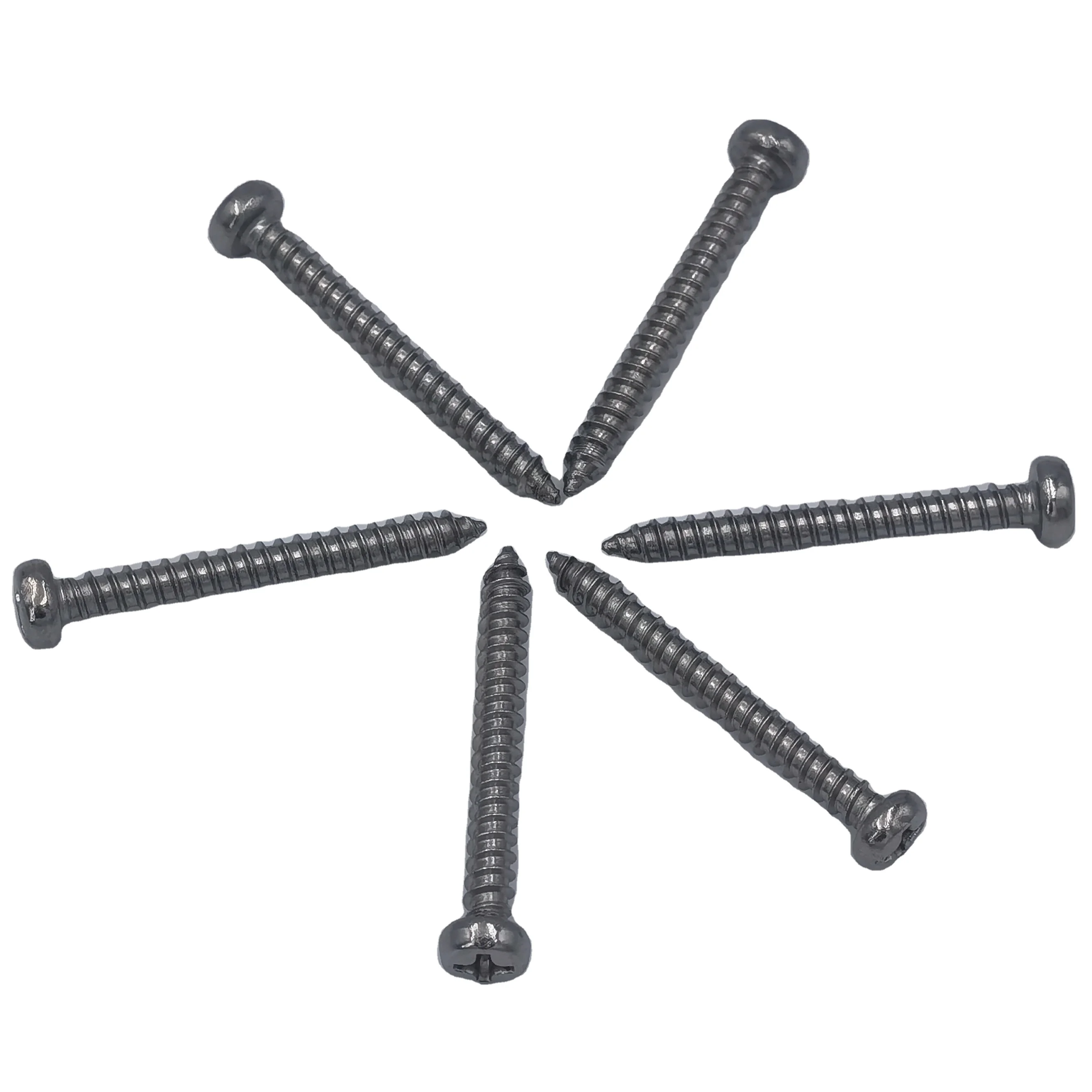 China Wholesale pan  Head Phillips ground fasteners Self Drilling Screw  3.5mm stainless steel self tapping screws