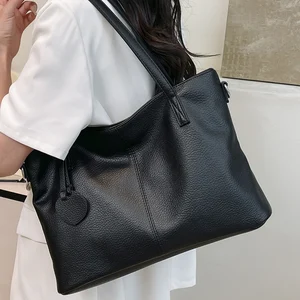 Custom New Large Capacity Women'S Leather Tote Bag Pu Luxury Shoulder Women'S Tote Bags Female for Ladies' Daily Use