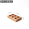 6-compartment beechwood support