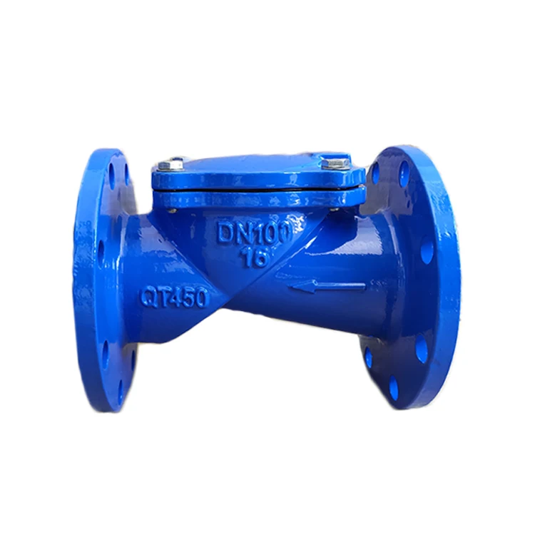 DN100 PN16 Cast Iron Rubber Flapper Type Manual Non Return Check Valve for Water ASIN Product