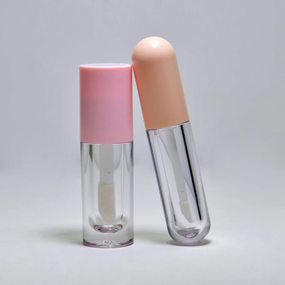 Custom 5ml Clear As Lip Gloss Tube With Cap Plastic Jar For Makeup And ...