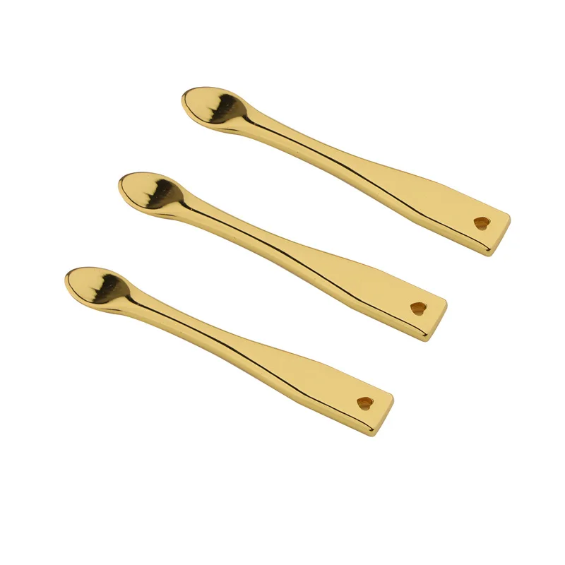 Палочка для крема для глаз, массажная палочка для глаз, металлическая Косметическая ложка для красоты, инструмент для ухода за кожей