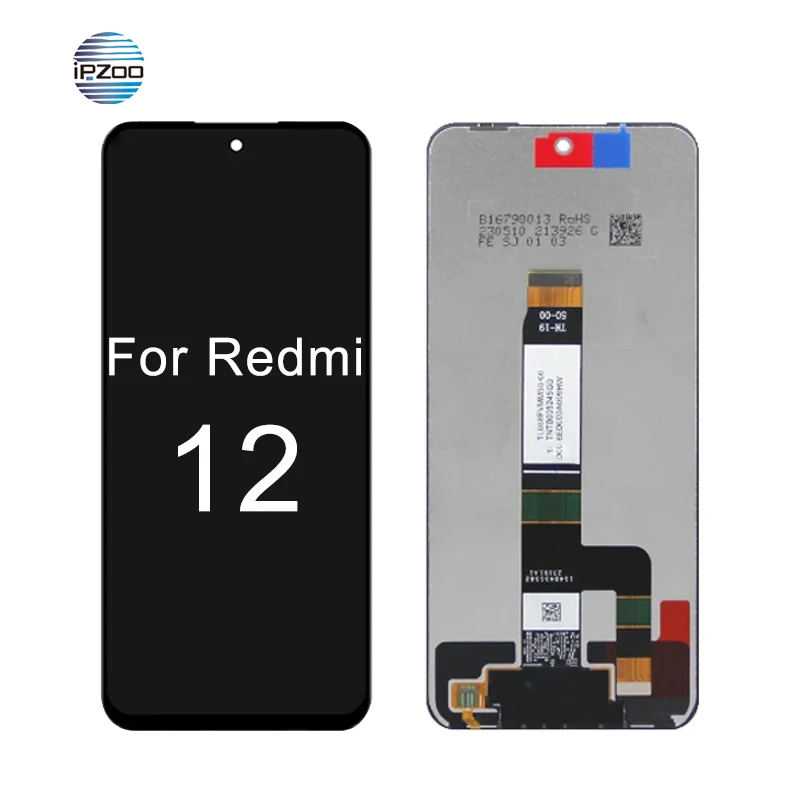 Redmi ディスプレイ本体 Redmi 12 4G/5G用携帯電話LCD、Redmi Note 12用LCDスクリーン卸売