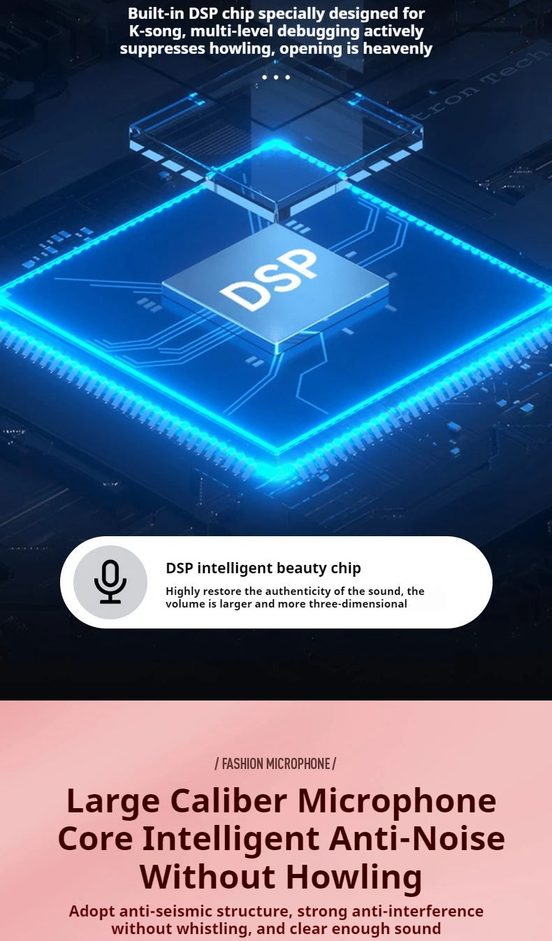 Children's Karaoke Microphone YQ005 Big Battery Long Life Mushroom Type New Microphone for Daily Baby Coaxing(pic4)