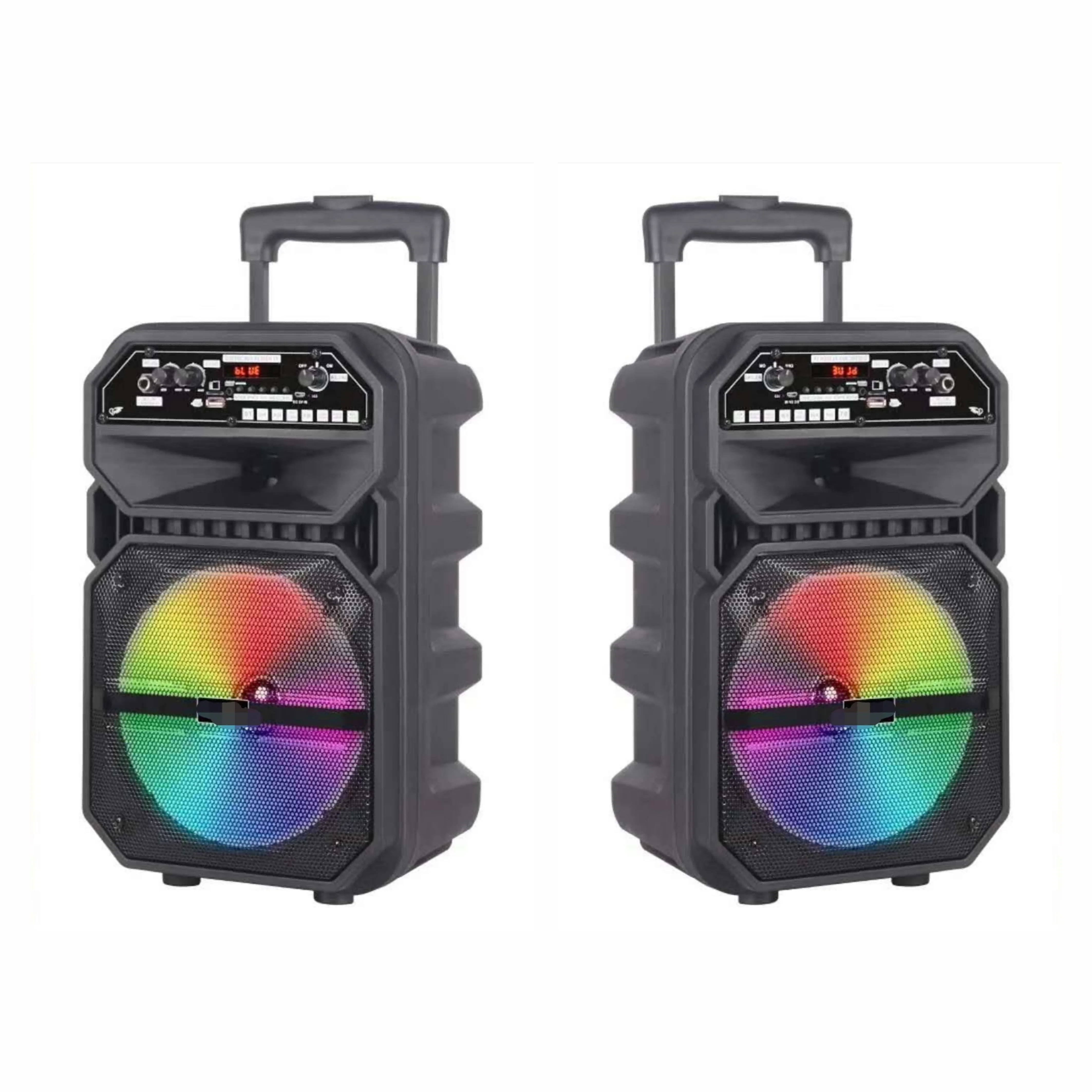Accuracy Audio 12 Inch Trolley Speakers Plastic Battery Powered