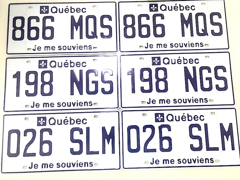 Manufacture Vehicle Continuous Number Car Plate Reflective Film Dubai License Plate Customized Car Number Plate