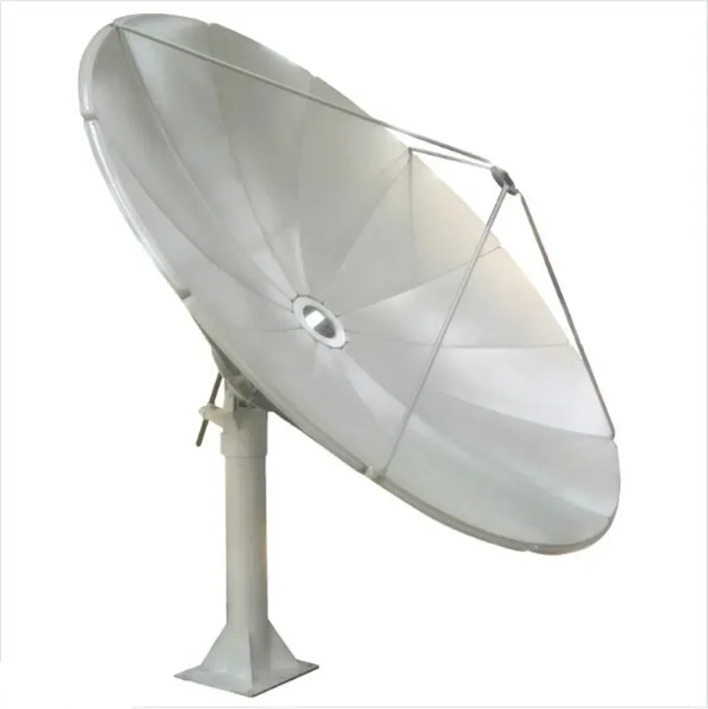 12 Feet C Band Prime Focus Satellite Pole Mount Receiver Dish for Communications