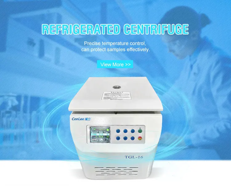 Bench top mini cold high speed table top lab refrigerated microcentrifuge