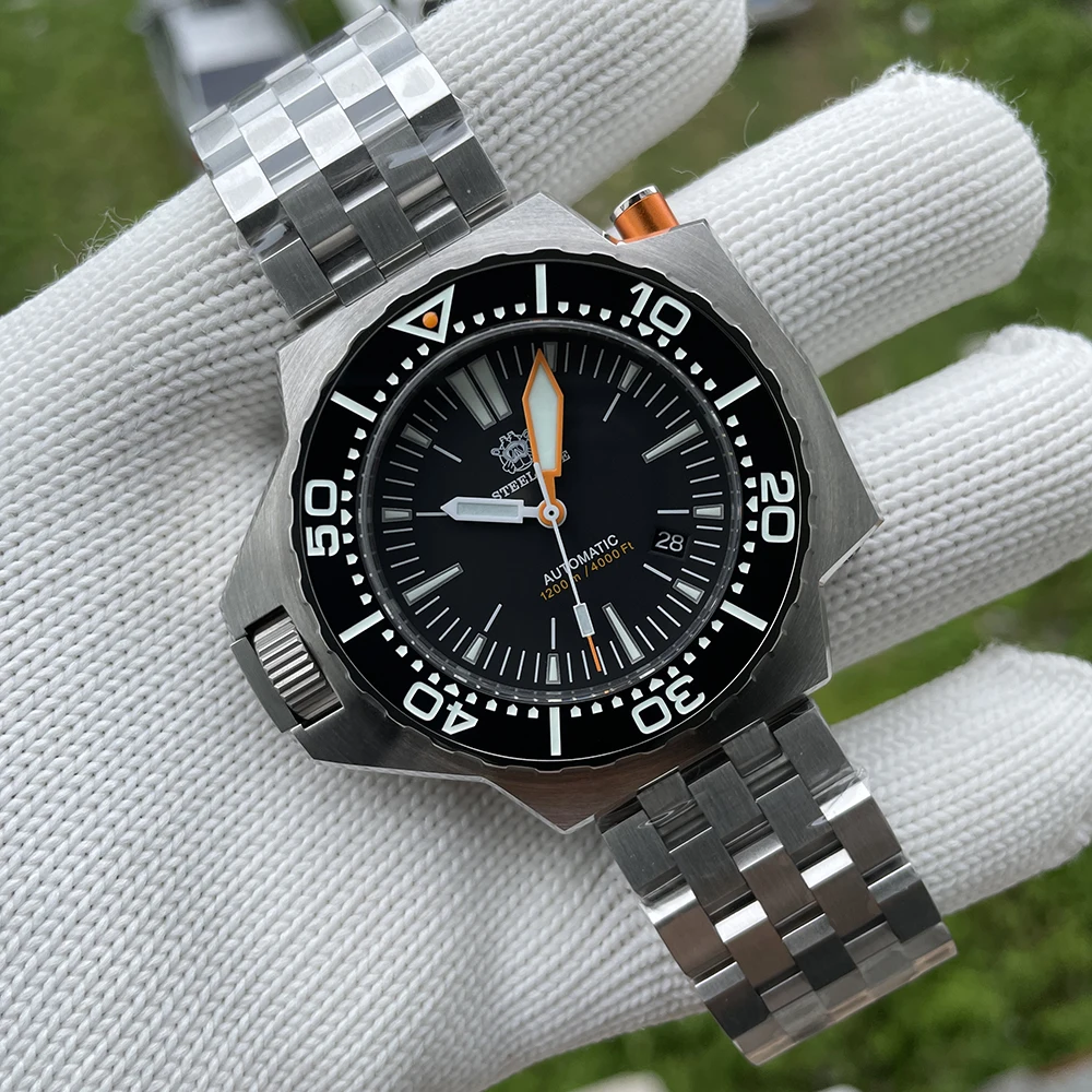 【美品・箱付き】STEELDIVE／SD1988 モノブロックダイバーズ／自動巻 美品・箱付き】STEELDIVE／SD1988 モノブロックダイバーズ／自動