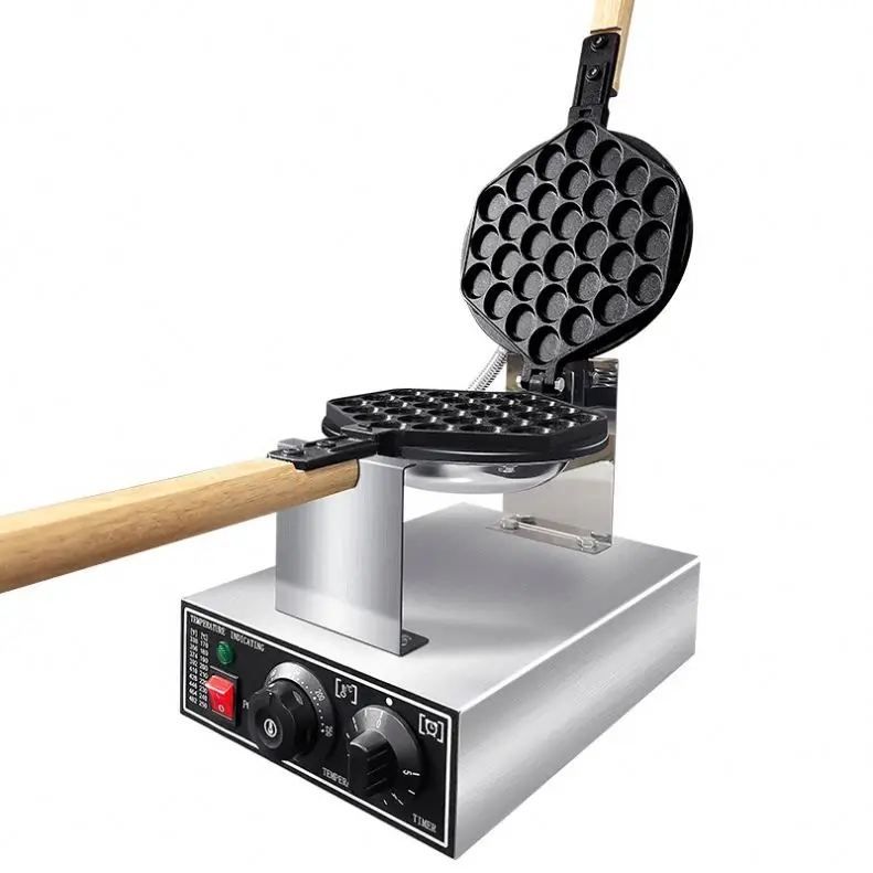 TEBAK Hot Sale Plaid Cake Machine Electric Egg Waffle Baker Electric Automatic Waffle Pancake Maker for Food Shop