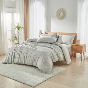 Wholesale  Luxurious Soft Ultra Smooth Premium 300TC 400TC Bamboo Duvet Cover  Set and 100% Organic Bamboo Sheets Set