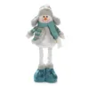 Muñeco de nieve retráctil azul