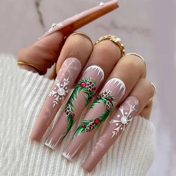 New Design Custom Press On Nails Halloween Press On Nails Artificial Fingernails For Women