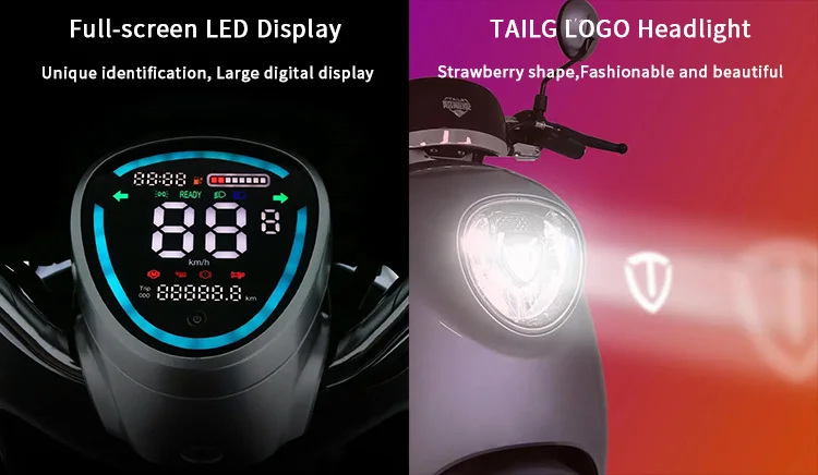 TAILG Super power edition electric scooter motorcycle with graphene battery