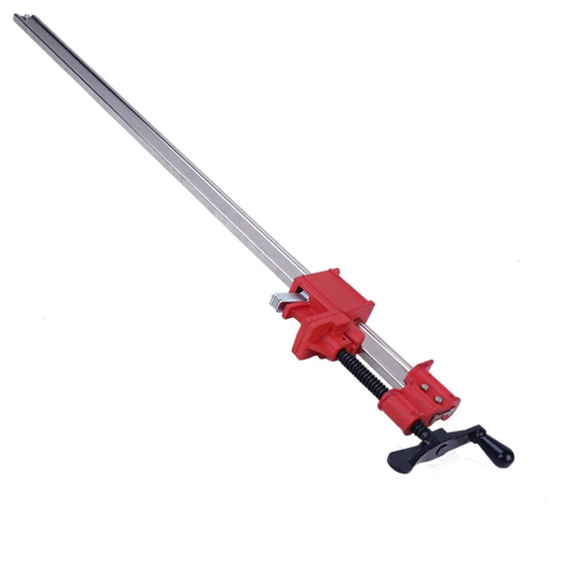 A 24inch Heavy Duty Metal Ftype Quick Water Pipe Fixture for Carpenters with Strong Compressive Force Used for Fixing Clamps