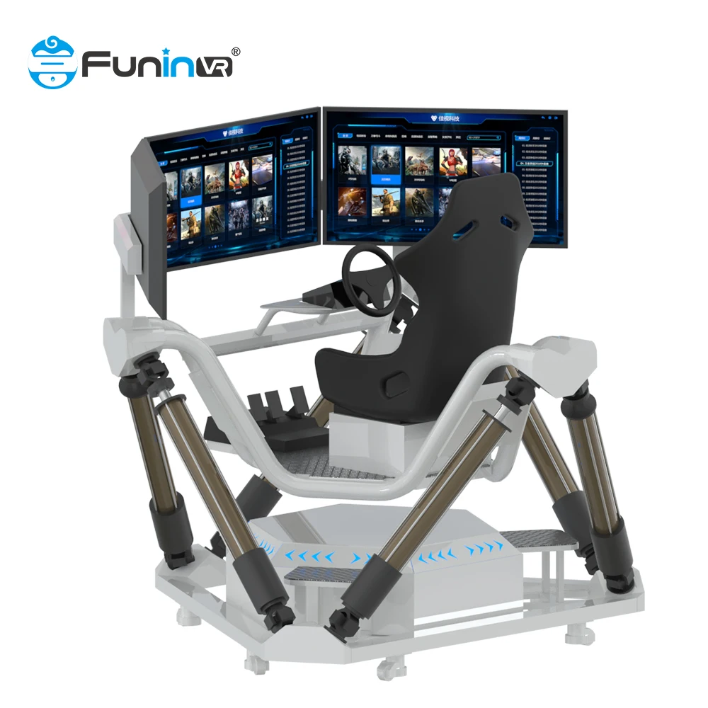 Vr Virtual  Three Screens Driving Simulator Drive Game Machine Motion Vr Machine 9D Vr Racing Simulator F1 Car Driving Simulator