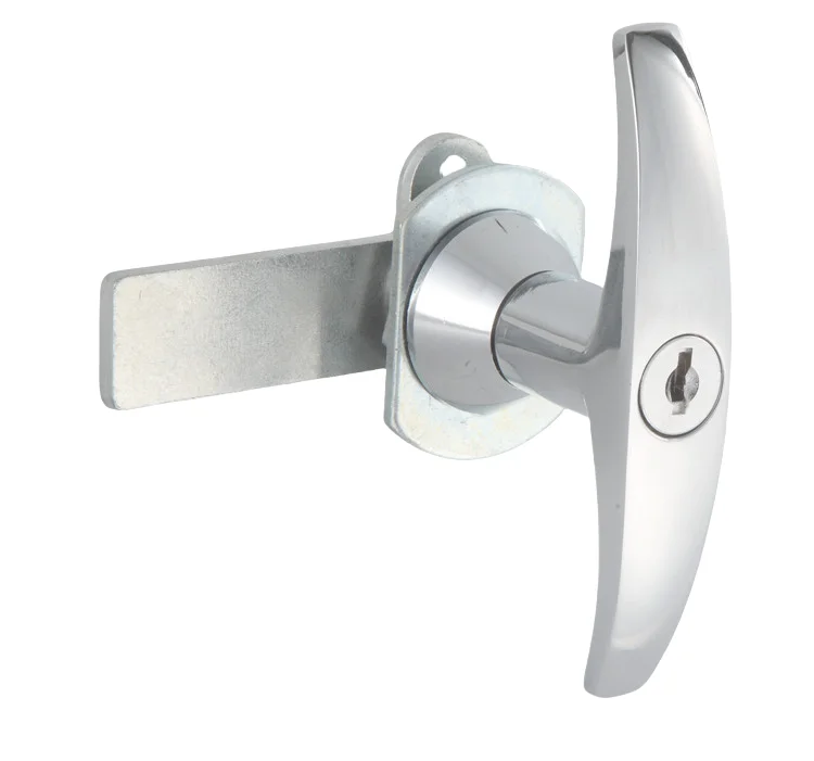 Lock Manufacturer Compression Latch Industrial Metal Door Lock Handle Set T Shape Zinc Alloy Handle Lock
