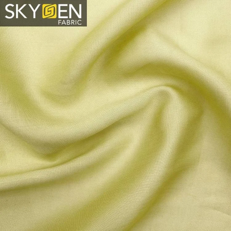 Skygen twel тканая мягкая Блузка Платье tencel ткань 100%