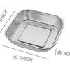 Square baskets with fine perforations (100 boxes)