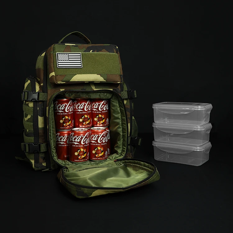 Factory Custom Logo Tactical Bodybuilding Meal Prep Bag Meal Management Gym Lunch Backpack Buy