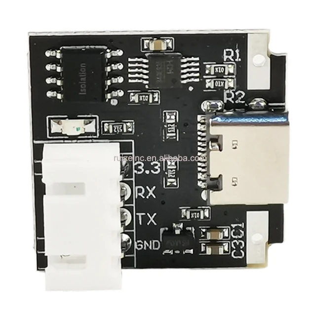 Isolated USB to TTL usb-c to Serial uart module download line