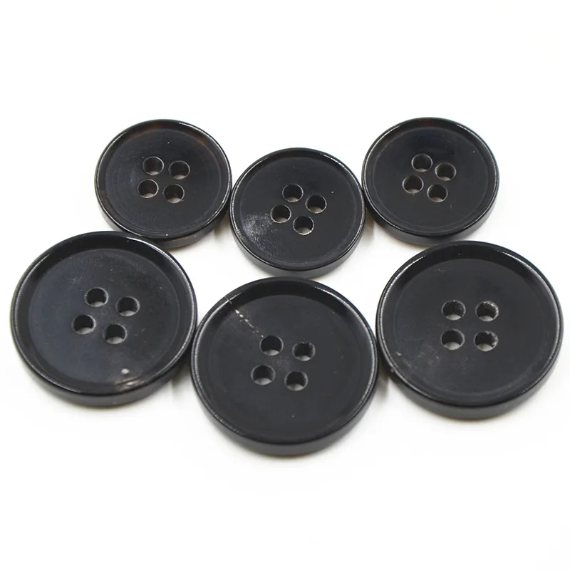 Black Horn Buttons