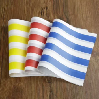 Wholesale Custom Printed Food Grade 38gsm 40gsm Greaseproof Baking Sandwich Butter Wax Coated Patty Burger Wrapping Paper