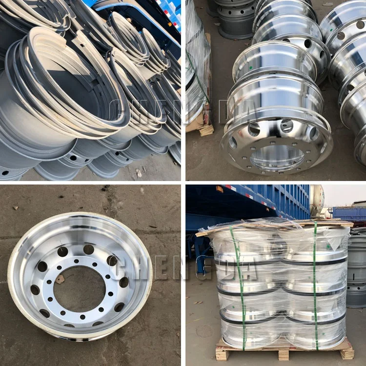 Truck Wheel Cover Truck Alloy Wheel 22.5*11.75 19.5 Aluminum Truck