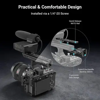 SmallRig FX3 / FX30 XLR Handle Extension Rig for Sony - MD3490 detail image