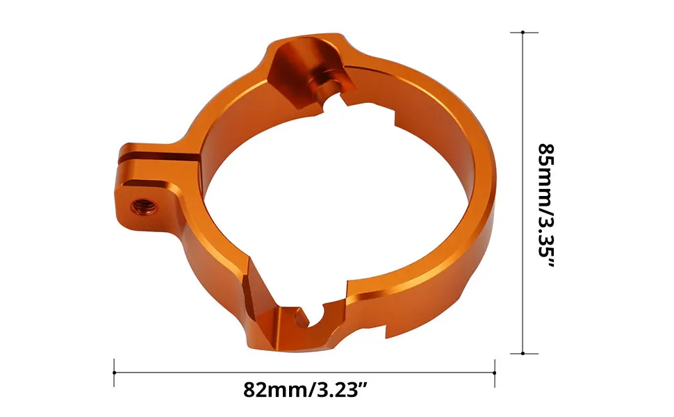 Nicecnc Aluminum Exhaust Flange Protector For Ktm 250/300 Xc/sx/xcw/xc