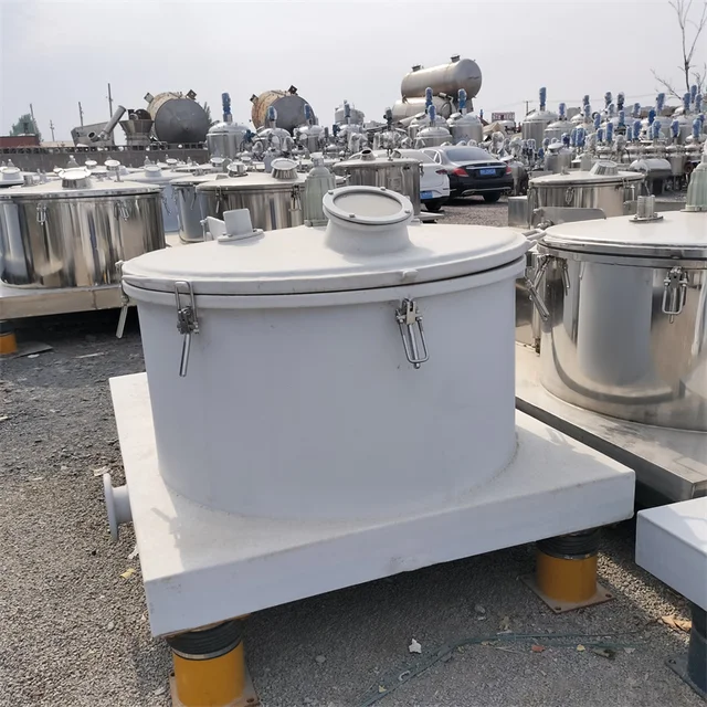 Second-hand solid-liquid separation equipment - lined plastic flat plate centrifuge - sealed separation equipment